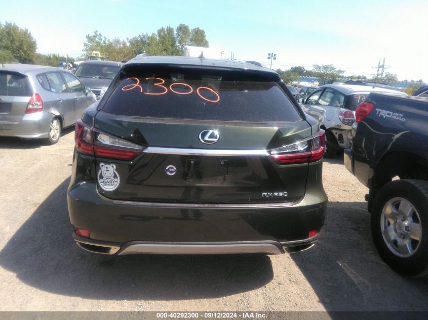 2022 Lexus Rx 350 VIN: 2T2HZMDAXNC351929 Lot: 40292300