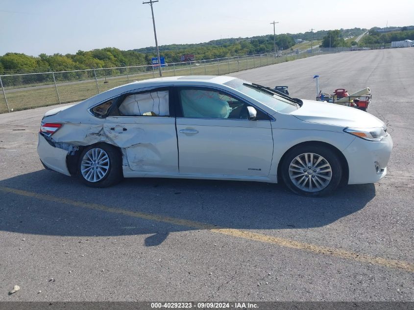 2015 Toyota Avalon Hybrid Xle Premium VIN: 4T1BD1EB3FU038235 Lot: 40292323