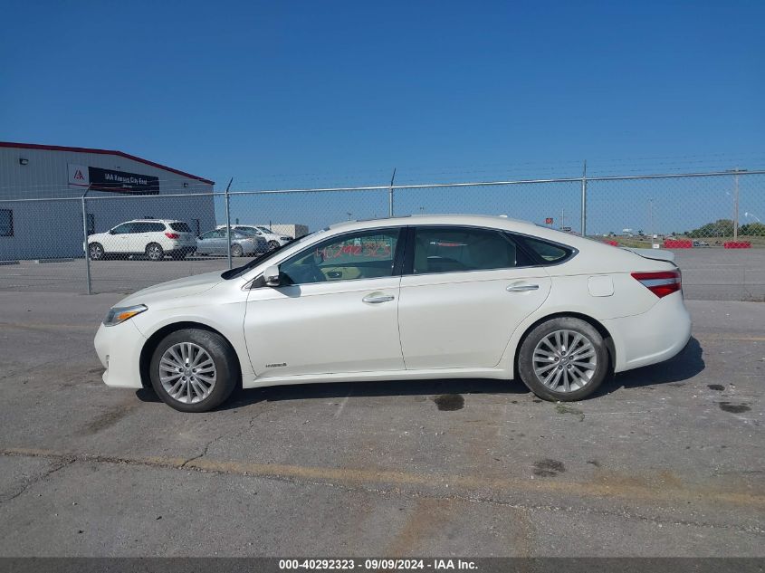 2015 Toyota Avalon Hybrid Xle Premium VIN: 4T1BD1EB3FU038235 Lot: 40292323