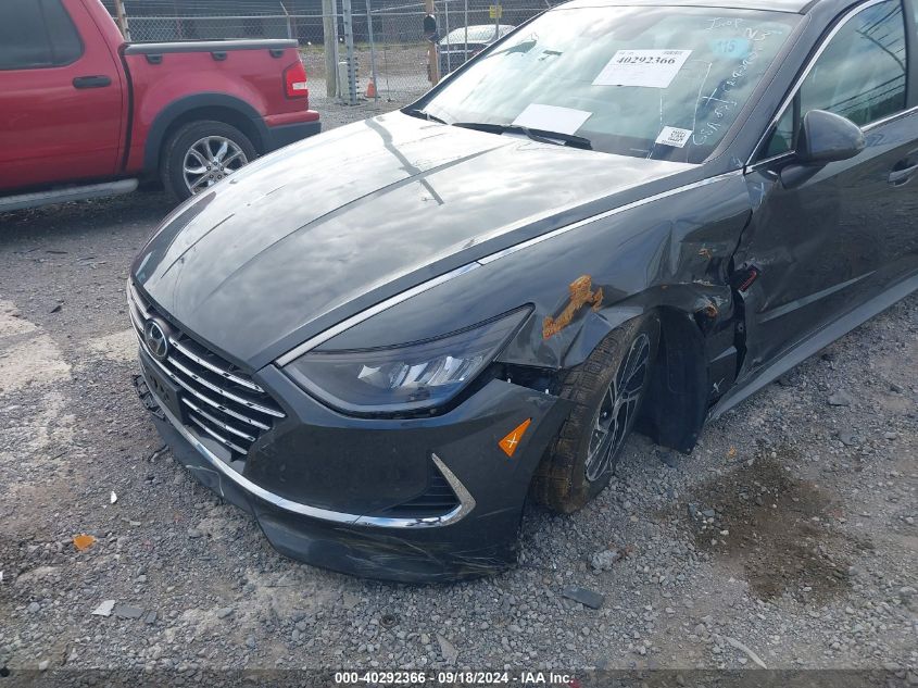 2021 Hyundai Sonata Blue VIN: KMHL24JJ1MA030674 Lot: 40292366