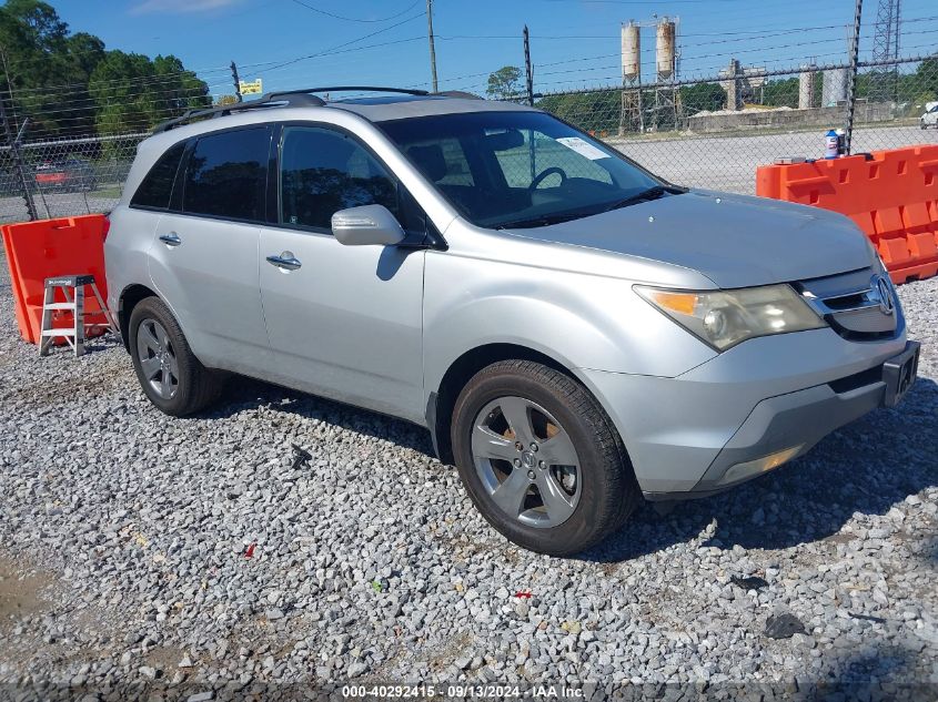 2008 Acura Mdx Sport Package VIN: 2HNYD28548H522859 Lot: 40292415