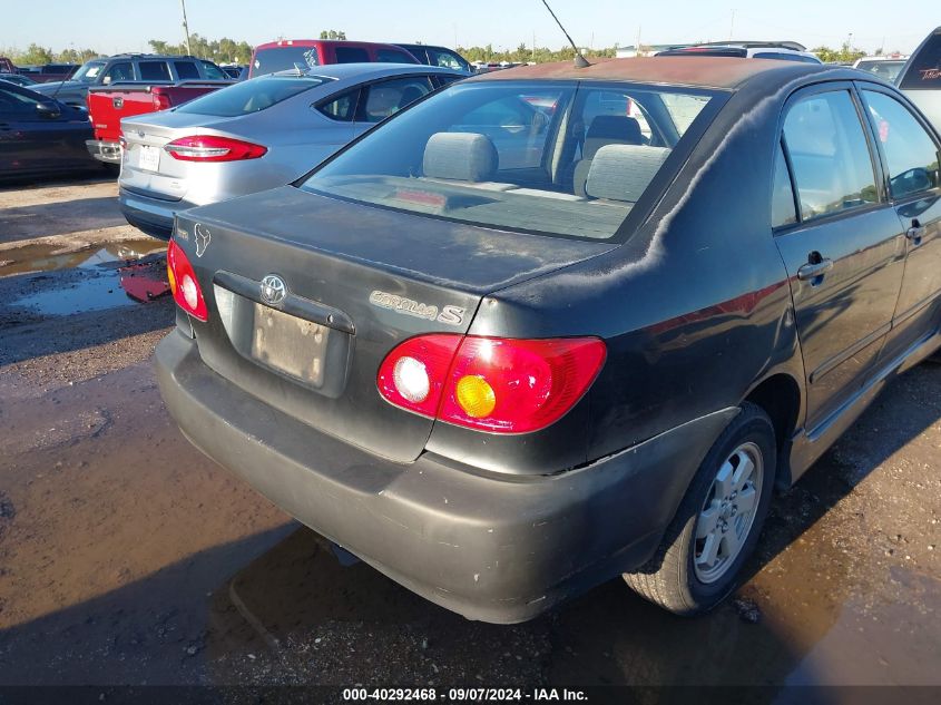 2003 Toyota Corolla S VIN: 1NXBR32E83Z137754 Lot: 40292468