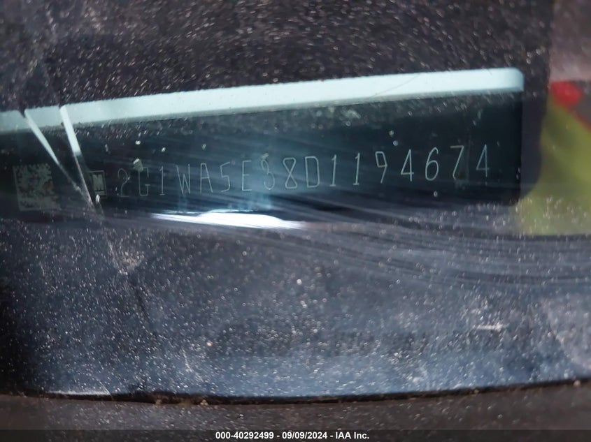 2G1WA5E38D1194674 2013 Chevrolet Impala Ls