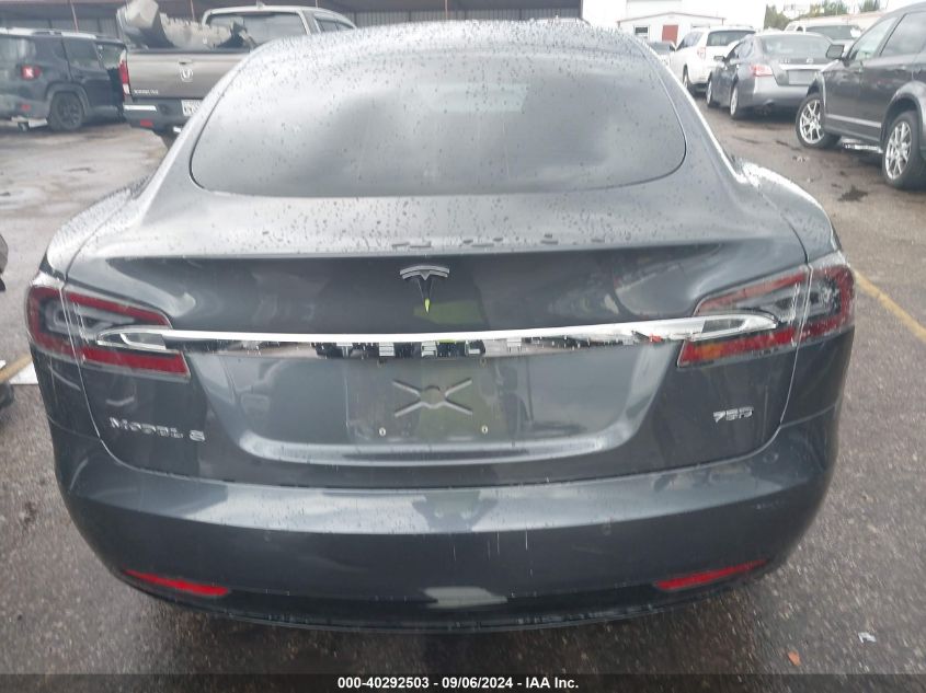 2017 Tesla Model S 100D/60D/75D/90D/P100D VIN: 5YJSA1E25HF208703 Lot: 40292503