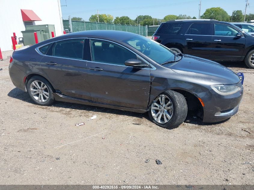 2015 Chrysler 200 Limited VIN: 1C3CCCAB5FN611969 Lot: 40292535