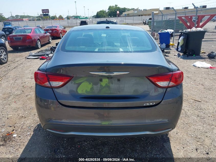 2015 Chrysler 200 Limited VIN: 1C3CCCAB5FN611969 Lot: 40292535