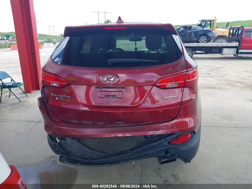 2014 Hyundai Santa Fe Sport 2.4L VIN: 5XYZT3LBXEG225881 Lot: 40292548