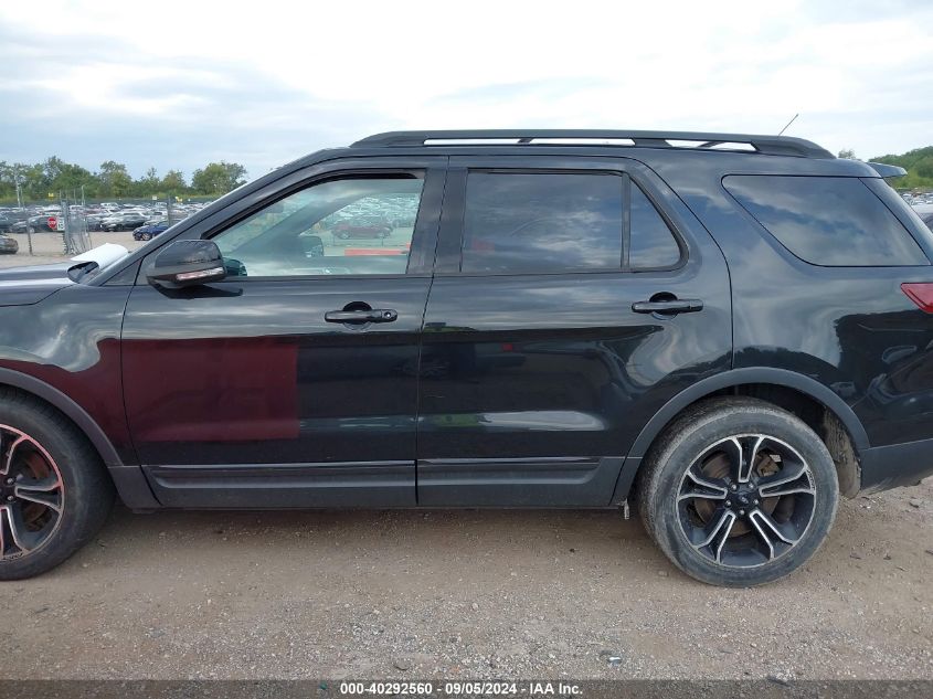 2015 Ford Explorer Sport VIN: 1FM5K8GT6FGB79400 Lot: 40292560