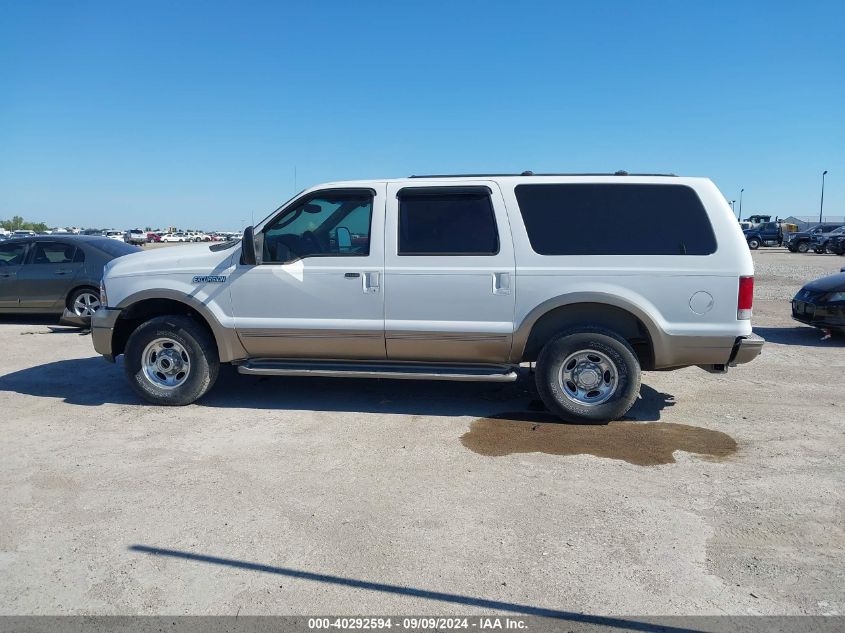 2005 Ford Excursion Eddie Bauer VIN: 1FMSU45PX5EC25042 Lot: 40292594