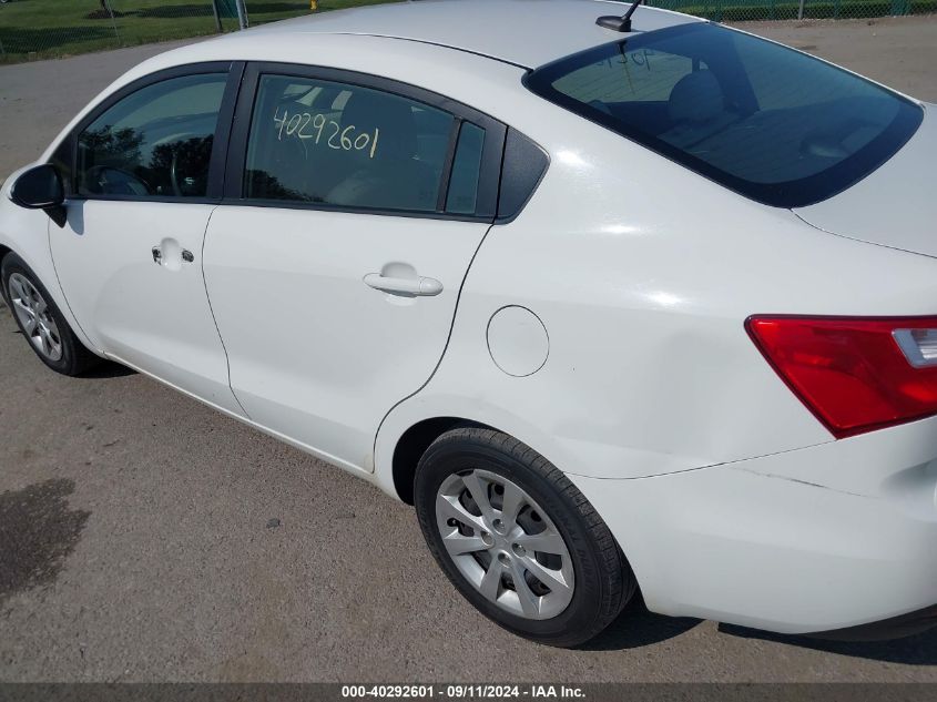 2013 Kia Rio Lx VIN: KNADM4A37D6258313 Lot: 40292601