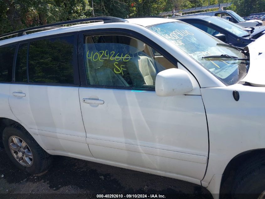 2007 Toyota Highlander V6 VIN: JTEEP21A970213734 Lot: 40292610