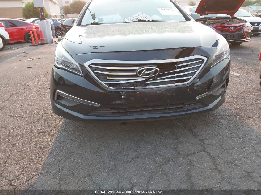 2015 Hyundai Sonata Se VIN: 5NPE24AF6FH125297 Lot: 40292644