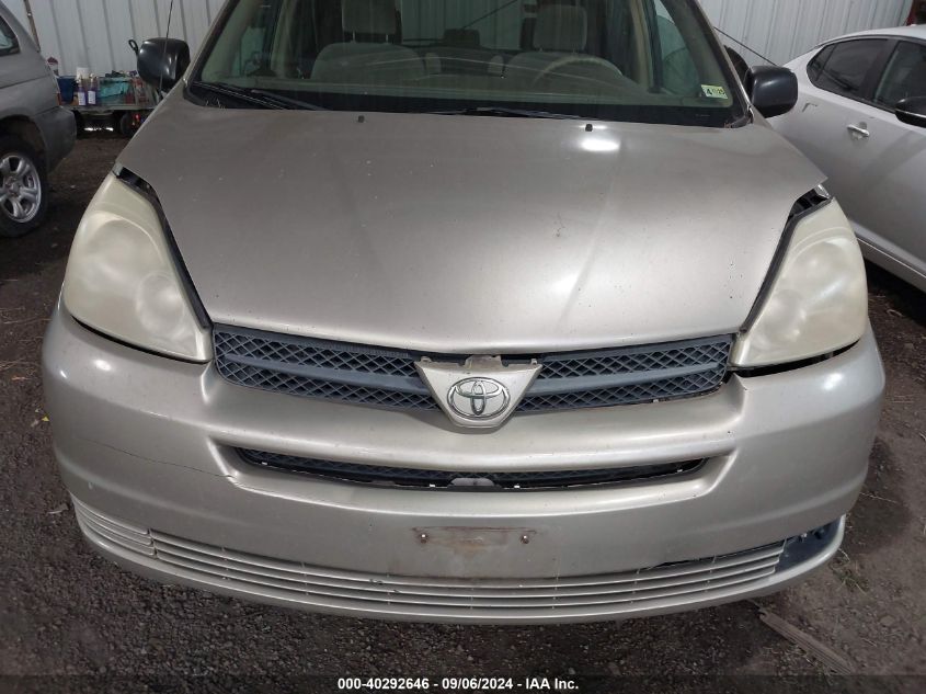 2005 Toyota Sienna Le VIN: 5TDZA23C95S295786 Lot: 40292646