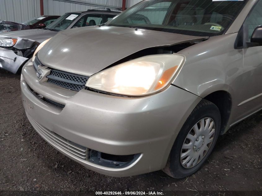 2005 Toyota Sienna Le VIN: 5TDZA23C95S295786 Lot: 40292646