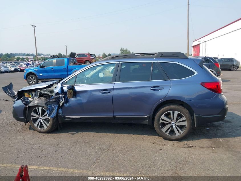 2018 Subaru Outback 2.5I Limited VIN: 4S4BSANC5J3300835 Lot: 40292692