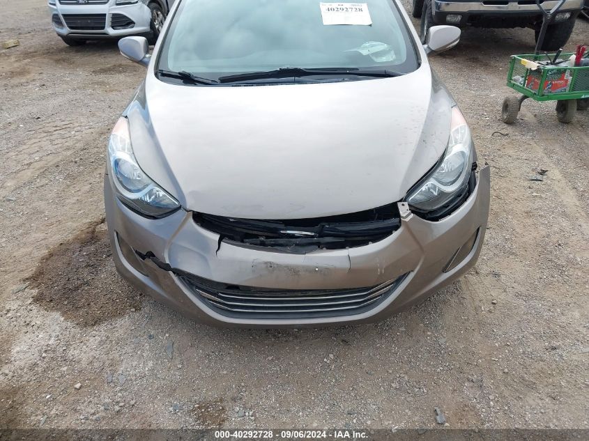 2013 Hyundai Elantra Limited VIN: 5NPDH4AE6DH437957 Lot: 40292728