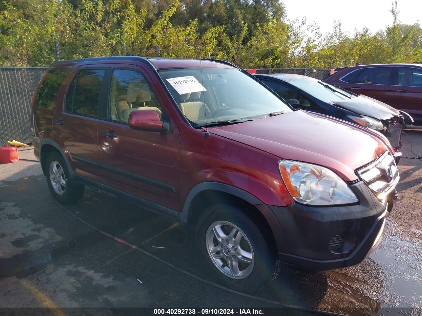 JHLRD78876C032839 2006 Honda Cr-V Ex