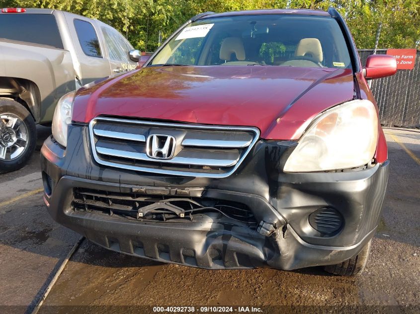 JHLRD78876C032839 2006 Honda Cr-V Ex