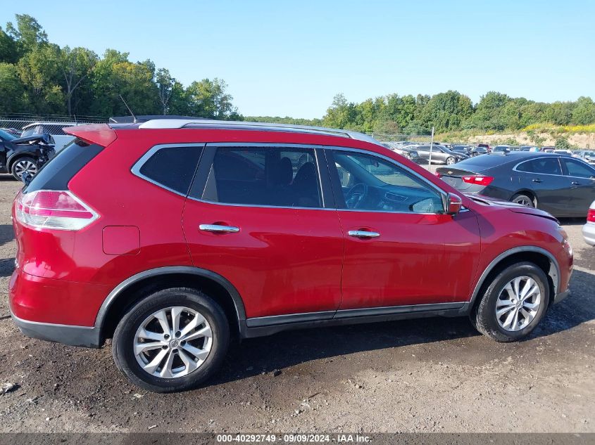 2015 Nissan Rogue Sv VIN: KNMAT2MVXFP539528 Lot: 40292749