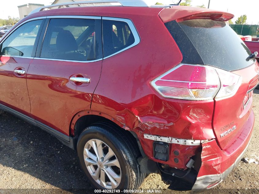 2015 Nissan Rogue Sv VIN: KNMAT2MVXFP539528 Lot: 40292749