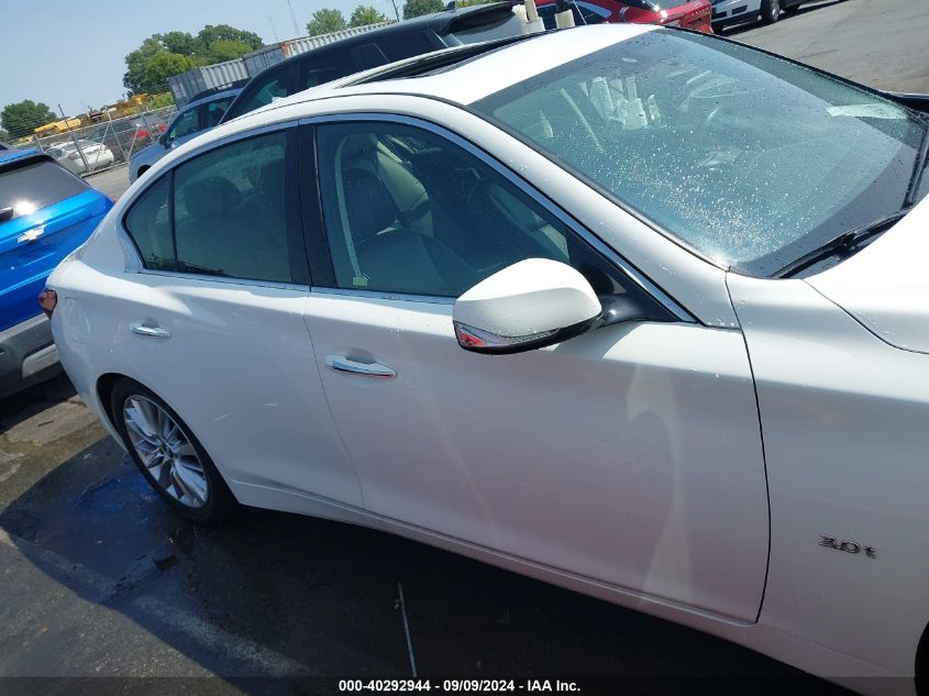 2019 Infiniti Q50 3.0T Luxe VIN: JN1EV7AP6KM518902 Lot: 40292944