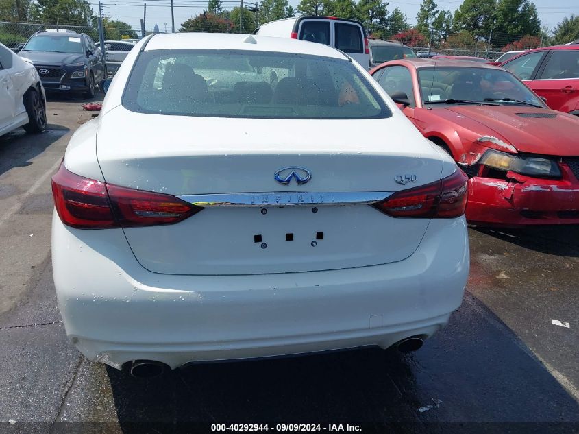 2019 Infiniti Q50 3.0T Luxe VIN: JN1EV7AP6KM518902 Lot: 40292944