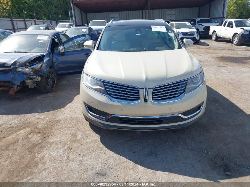 2016 Lincoln Mkx Reserve VIN: 2LMTJ6LR0GBL42645 Lot: 40292954