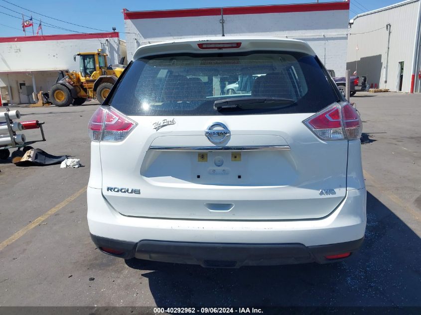 2015 Nissan Rogue S VIN: KNMAT2MV9FP580247 Lot: 40292962