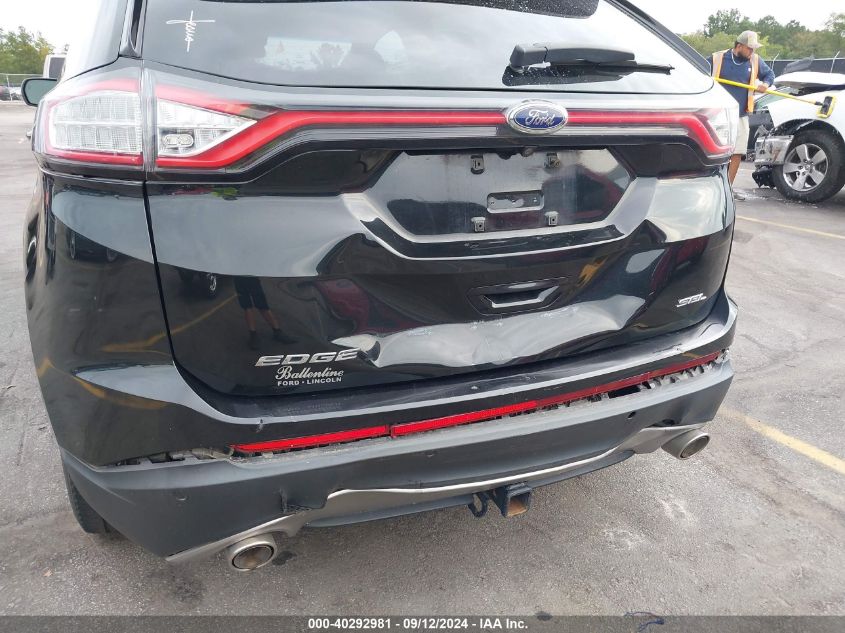 2015 Ford Edge Sel VIN: 2FMTK3J85FBC05507 Lot: 40292981