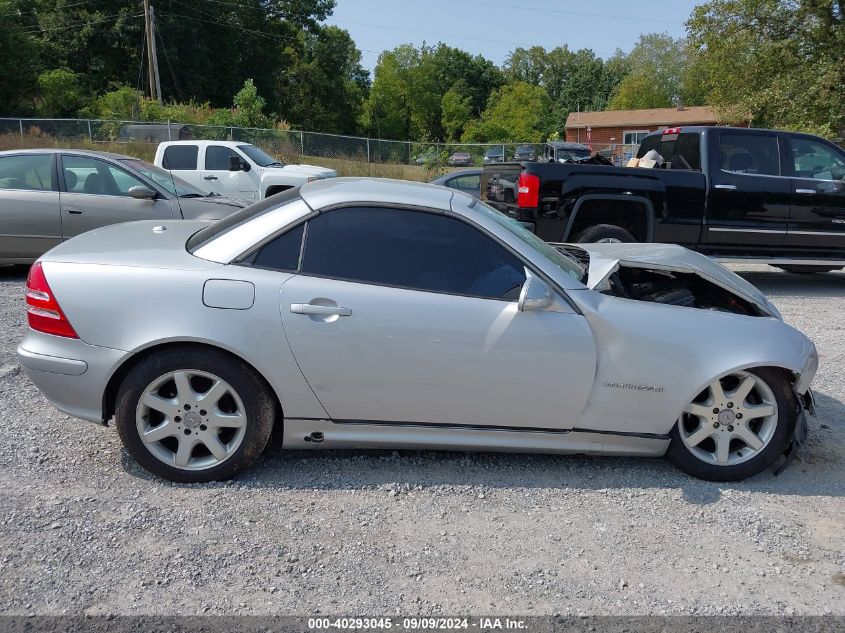 2004 Mercedes-Benz Slk 230 Kompressor VIN: WDBKK49F74F297867 Lot: 40293045