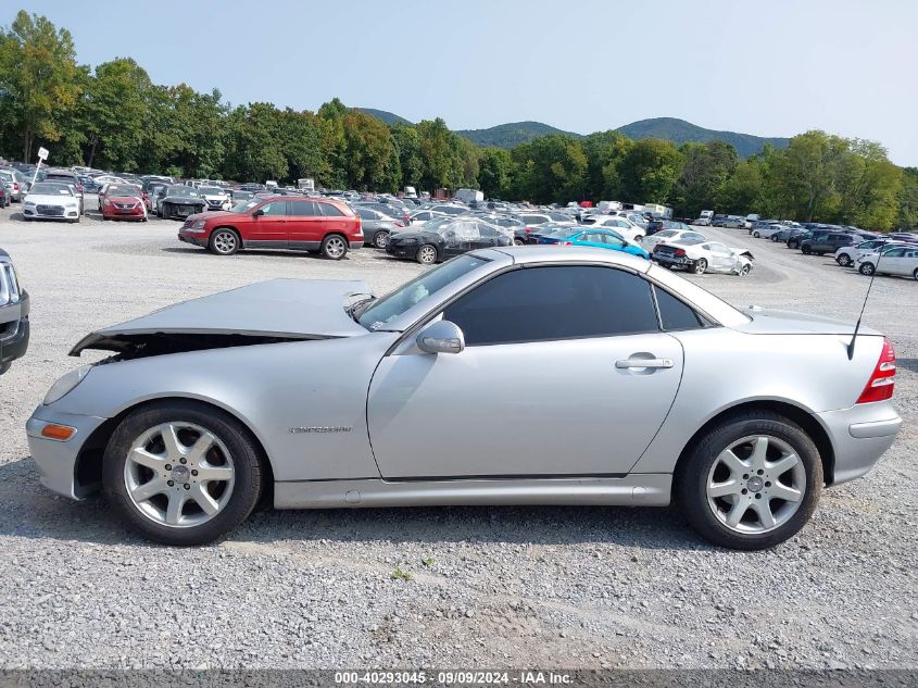 2004 Mercedes-Benz Slk 230 Kompressor VIN: WDBKK49F74F297867 Lot: 40293045