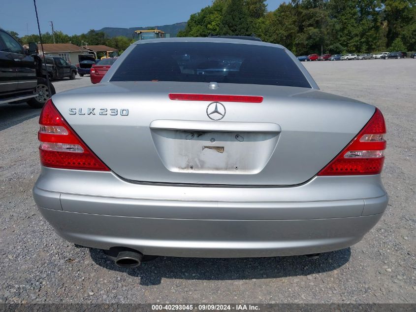 2004 Mercedes-Benz Slk 230 Kompressor VIN: WDBKK49F74F297867 Lot: 40293045