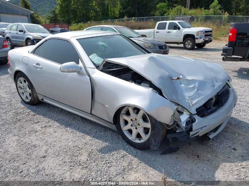 2004 Mercedes-Benz Slk 230 Kompressor VIN: WDBKK49F74F297867 Lot: 40293045