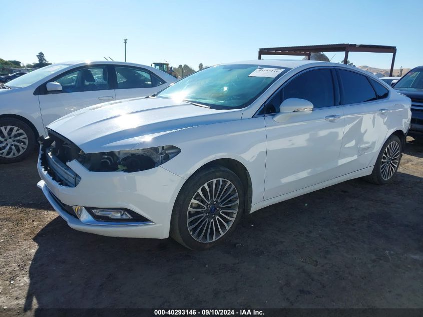 2017 FORD FUSION TITANIUM - 3FA6P0K94HR124260