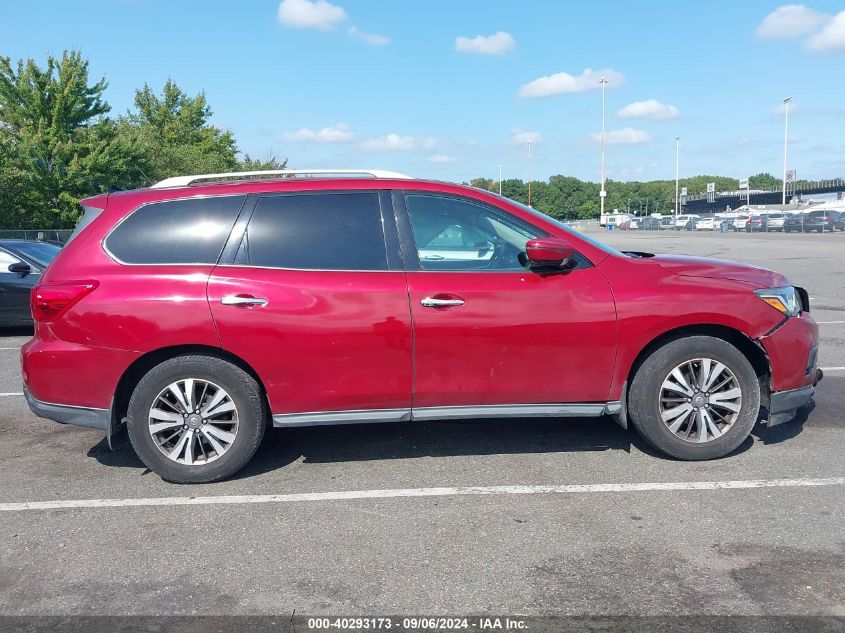 2017 Nissan Pathfinder Sl VIN: 5N1DR2MMXHC679829 Lot: 40293173