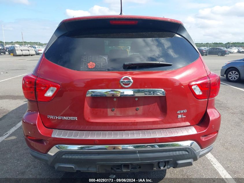 2017 Nissan Pathfinder Sl VIN: 5N1DR2MMXHC679829 Lot: 40293173