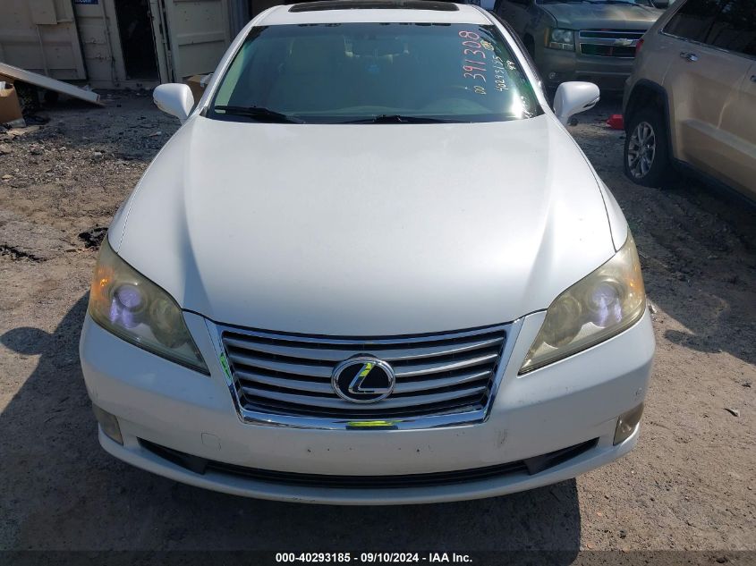 2010 Lexus Es 350 VIN: JTHBK1EG3A2391308 Lot: 40293185