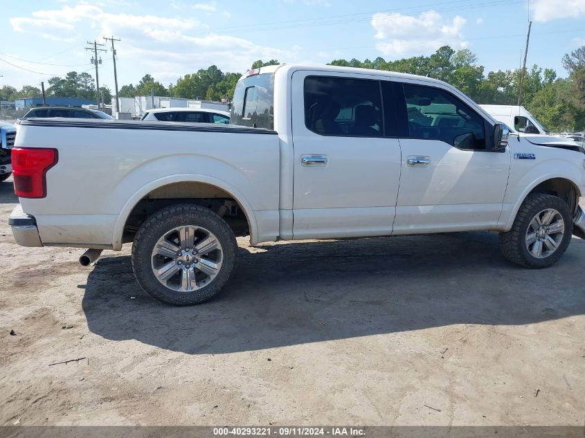 2019 Ford F-150 Lariat VIN: 1FTEW1E55KFA49161 Lot: 40293221