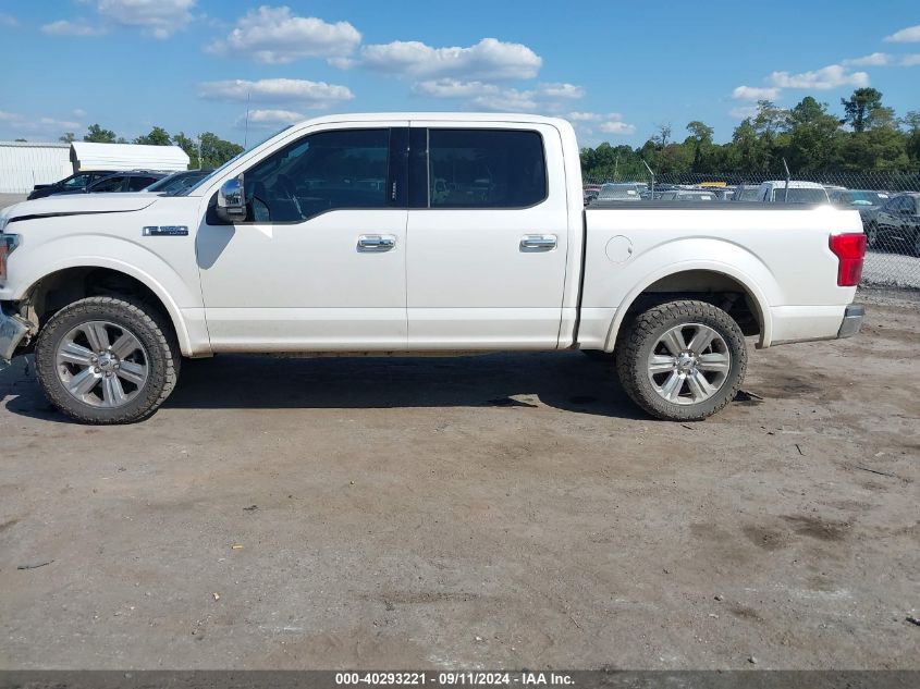 2019 Ford F-150 Lariat VIN: 1FTEW1E55KFA49161 Lot: 40293221