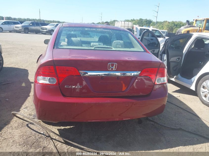 2009 Honda Civic Lx VIN: 2HGFA16579H545042 Lot: 40293234