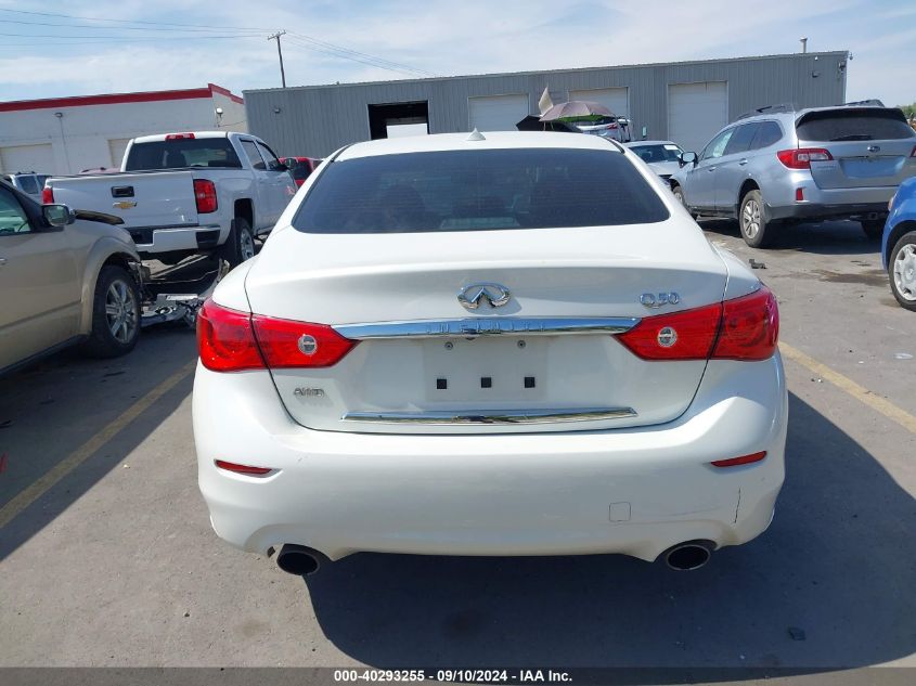 2017 Infiniti Q50 3.0T Signature Edition VIN: JN1EV7AR7HM841771 Lot: 40293255