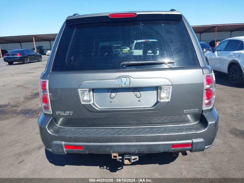 2007 Honda Pilot Ex-L VIN: 2HKYF18657H526654 Lot: 40293258