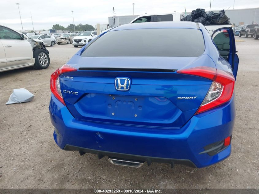 2019 Honda Civic Sport VIN: 19XFC2F8XKE022835 Lot: 40293259