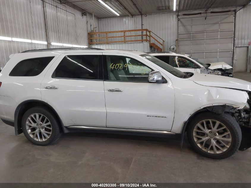 2014 Dodge Durango Citadel VIN: 1C4RDJEG1EC306833 Lot: 40293305