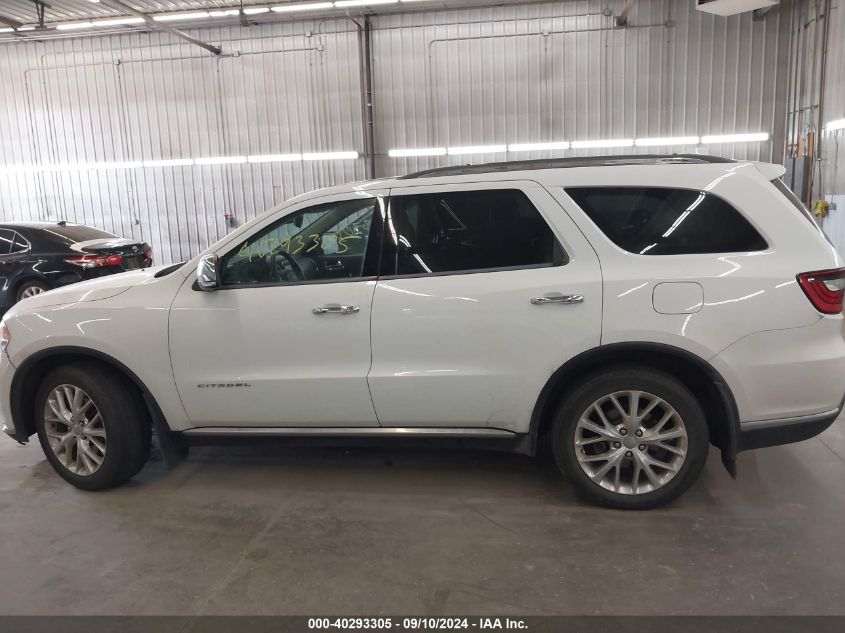 2014 Dodge Durango Citadel VIN: 1C4RDJEG1EC306833 Lot: 40293305