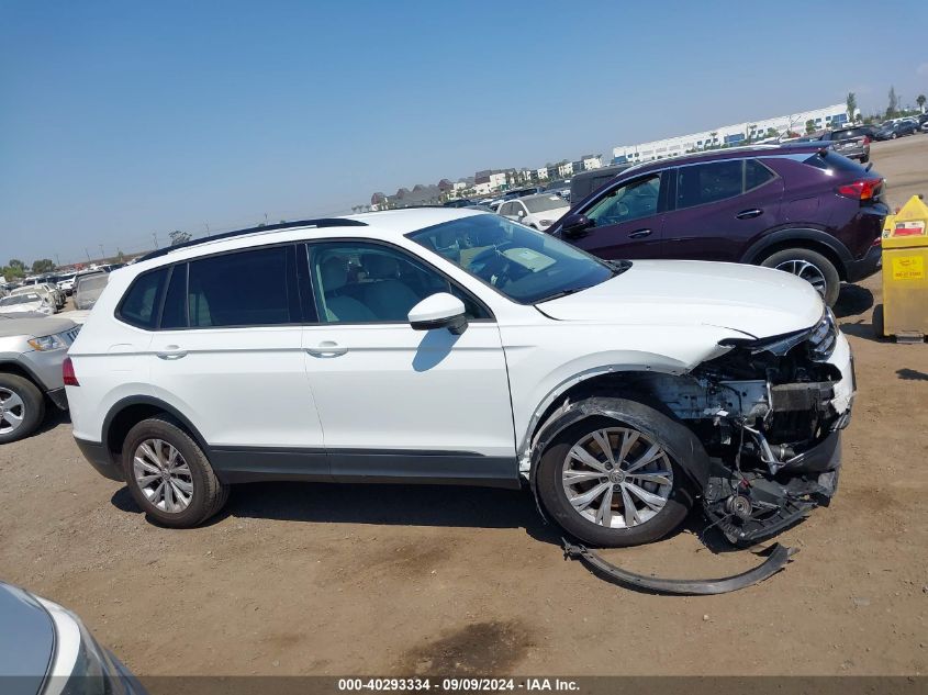 2019 Volkswagen Tiguan 2.0T S VIN: 3VV1B7AXXKM138021 Lot: 40293334