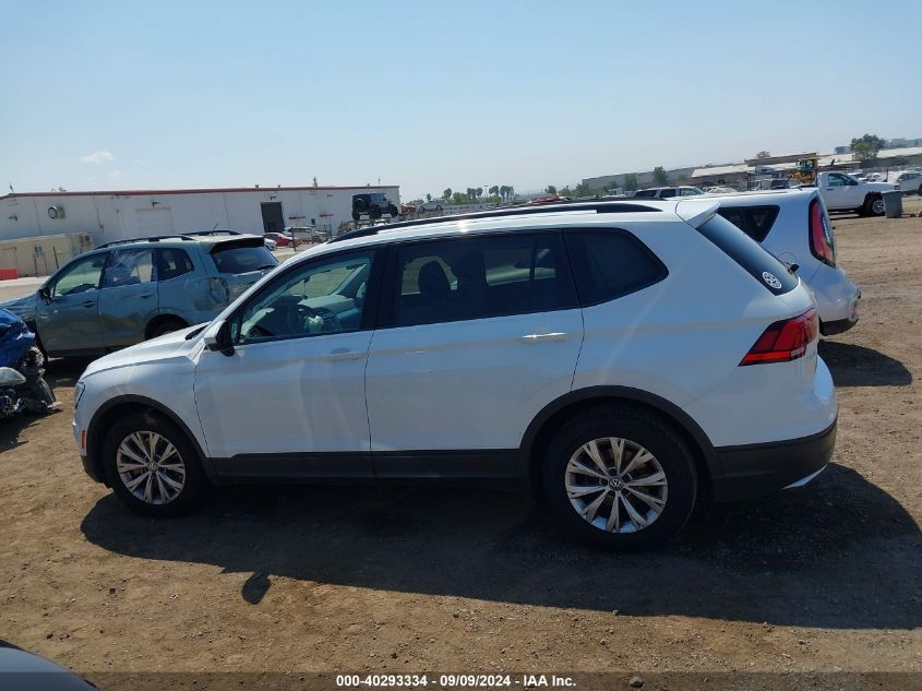 2019 Volkswagen Tiguan 2.0T S VIN: 3VV1B7AXXKM138021 Lot: 40293334