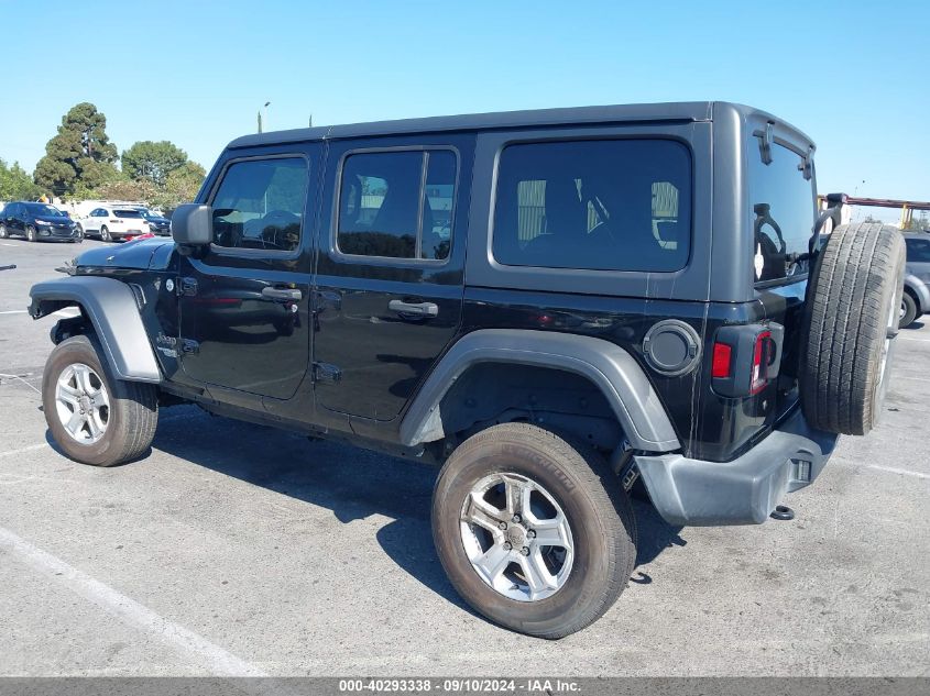 2019 Jeep Wrangler Unlimited Sport S 4X4 VIN: 1C4HJXDN0KW635038 Lot: 40293338