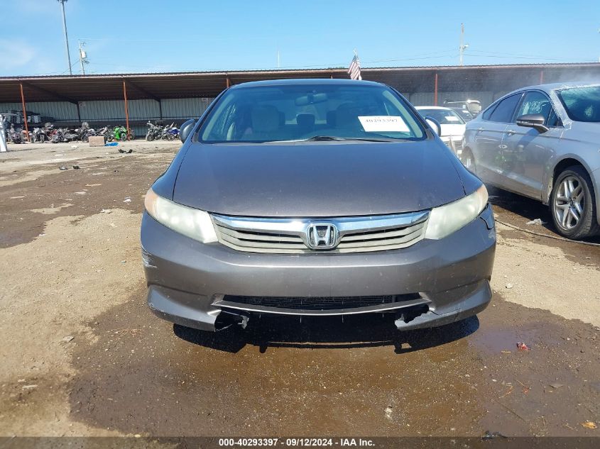 2012 Honda Civic Lx VIN: 19XFB2F51CE063476 Lot: 40293397