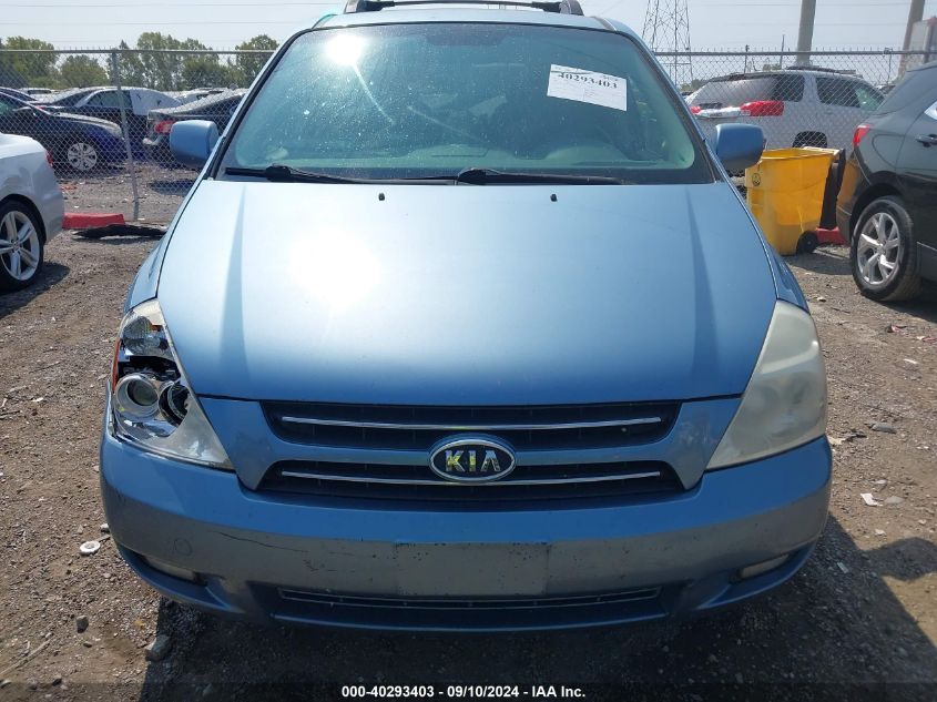 2006 Kia Sedona Ex/Lx VIN: KNDMB233866030902 Lot: 40293403